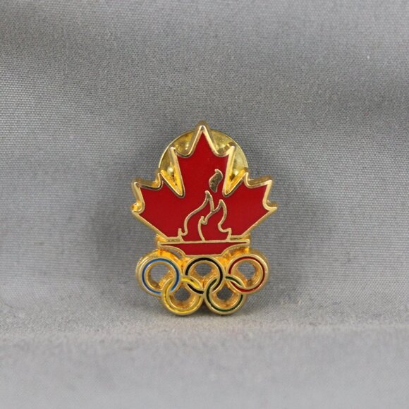 Olympic Games Pin - Modern Team Canada Logo - Stamped Pin - Picture 1 of 3